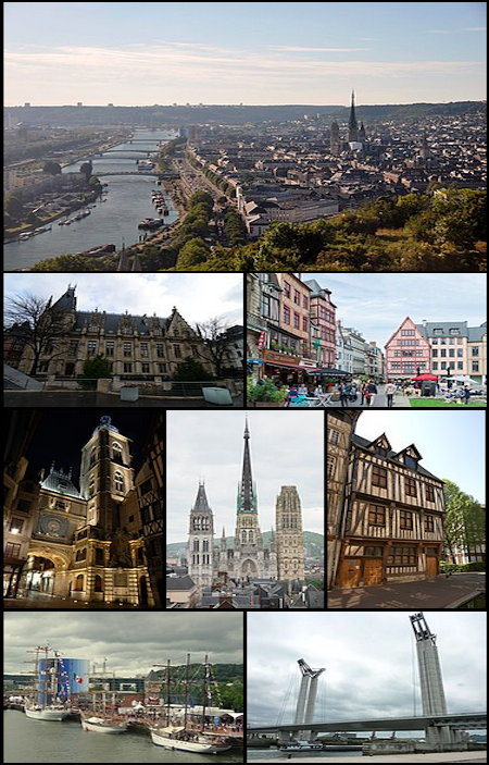 Rouen, Normandie — zone d'intervention débouchage
